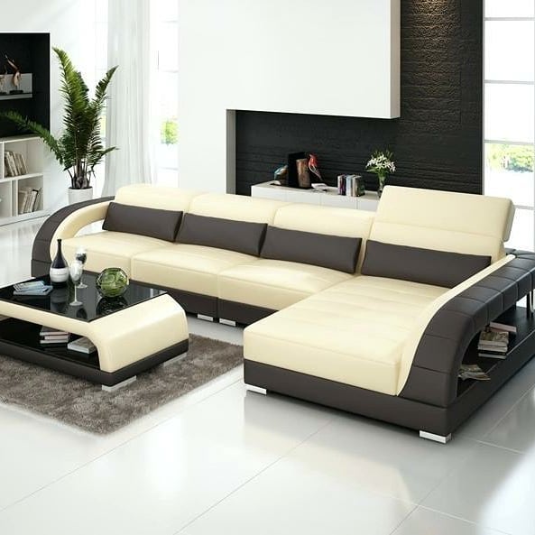 L shaped living room sofa
